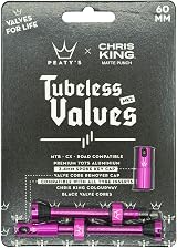 Peaty's x Chris King MK2 Tubeless Valves 7075 Aluminium 60mm view 7