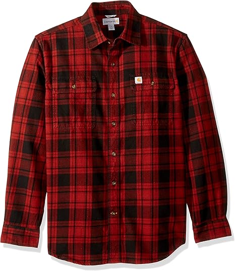 Carhartt Men S Hubbard Plaid Flannel Shirt At Amazon Men S