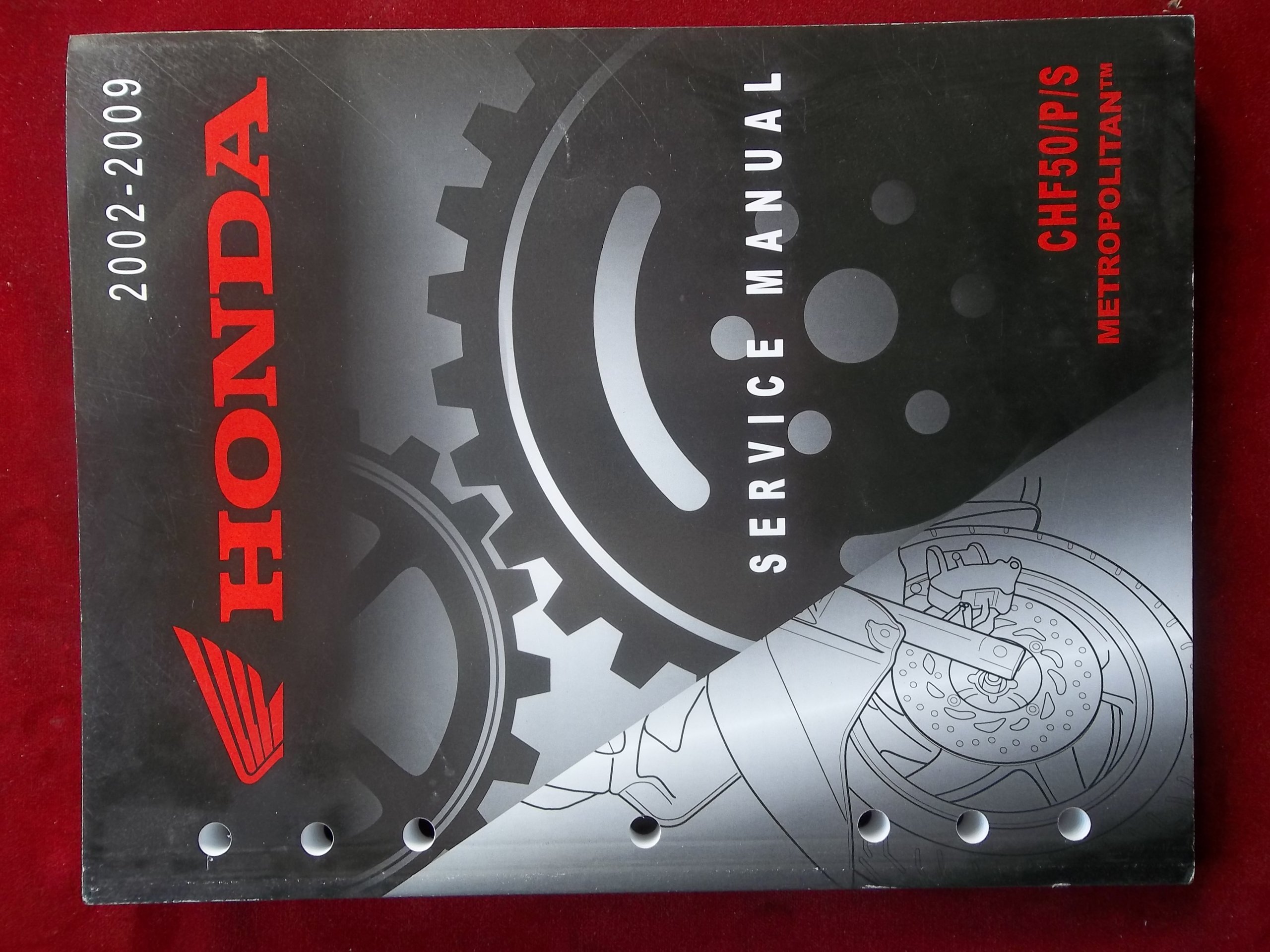 2002 - 2009 CHF50/PS Metropolitan CHF 50 P S Honda Service Repair Manual  2207 Paperback – 2008