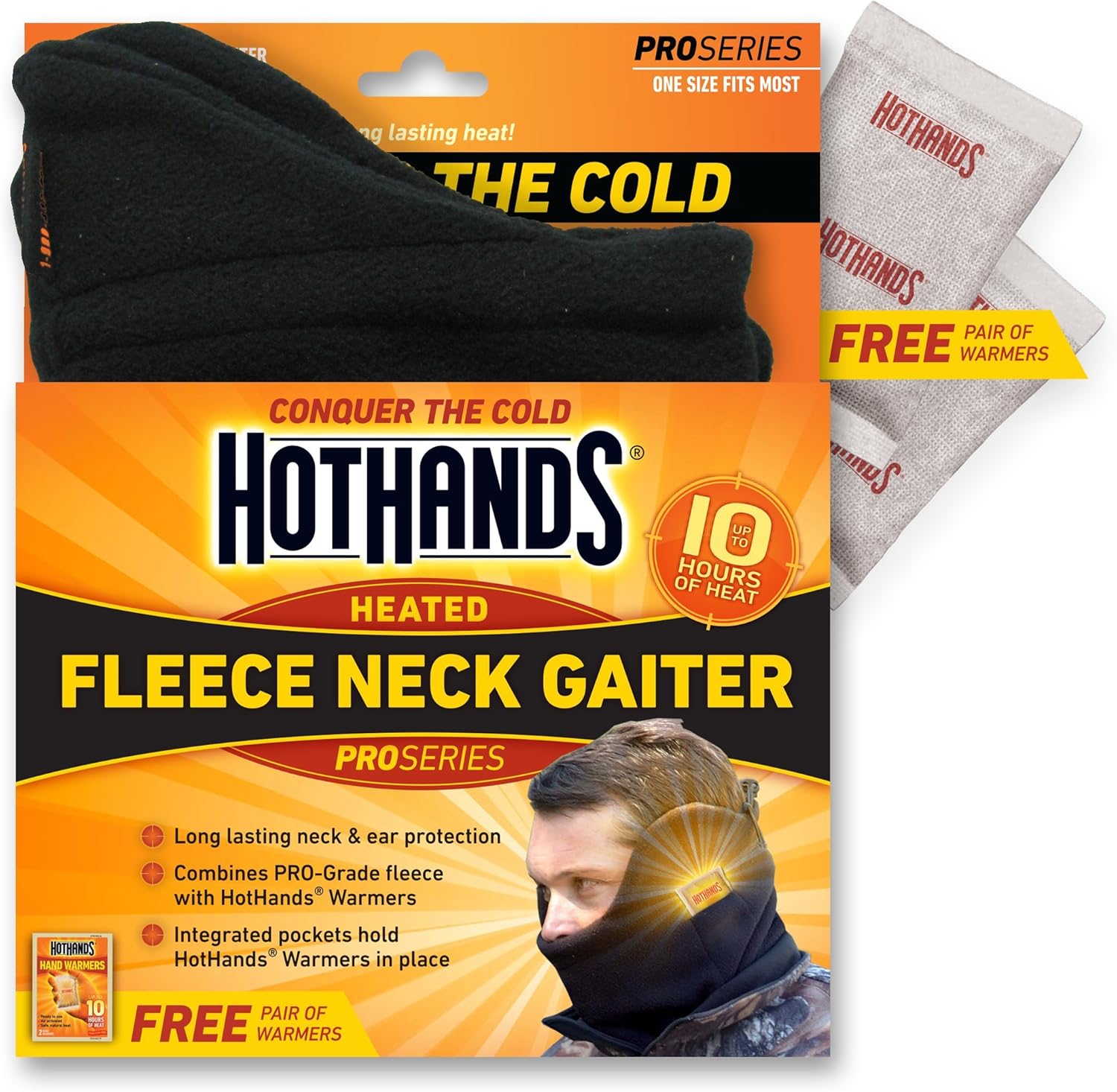 HotHands Heated Fleece Neck Gaiter: Clothing