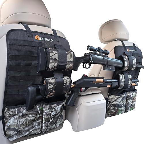 Universal Car Gun Rack Truck Gun Rack(Set of 2), Seat Back Gun Rack with Adjustable Straps ...