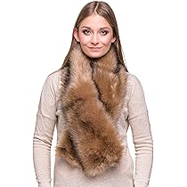 fur scarf amazon