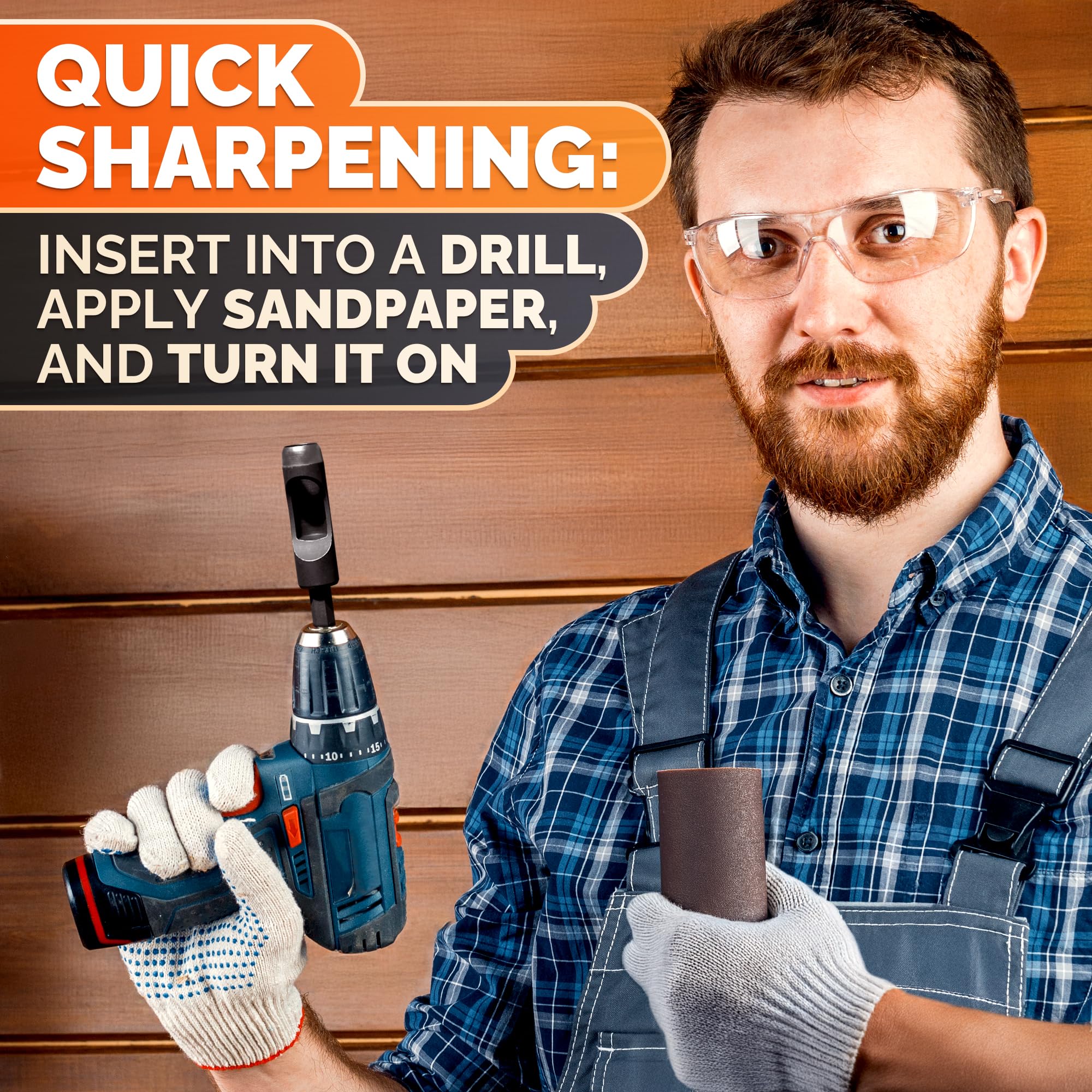 Leather Hole Punch Set - 6 Pcs Drill Bits Set 3/16