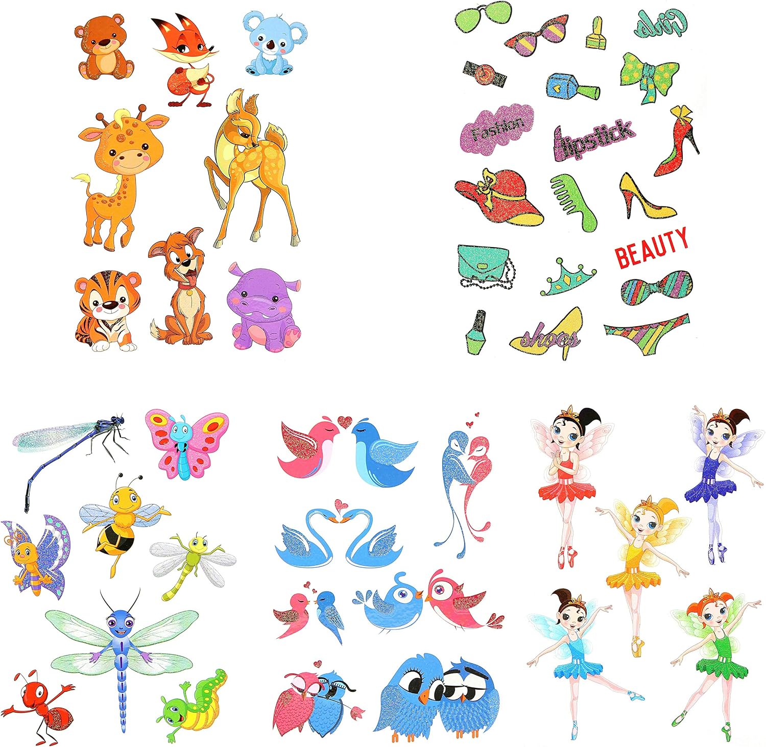 Kids Temporary Tattoos - More Than 100 Assorted Body Art Design Tattoos for Children (Assorted Kids Tattoos - 15 Sheets) - Image 4