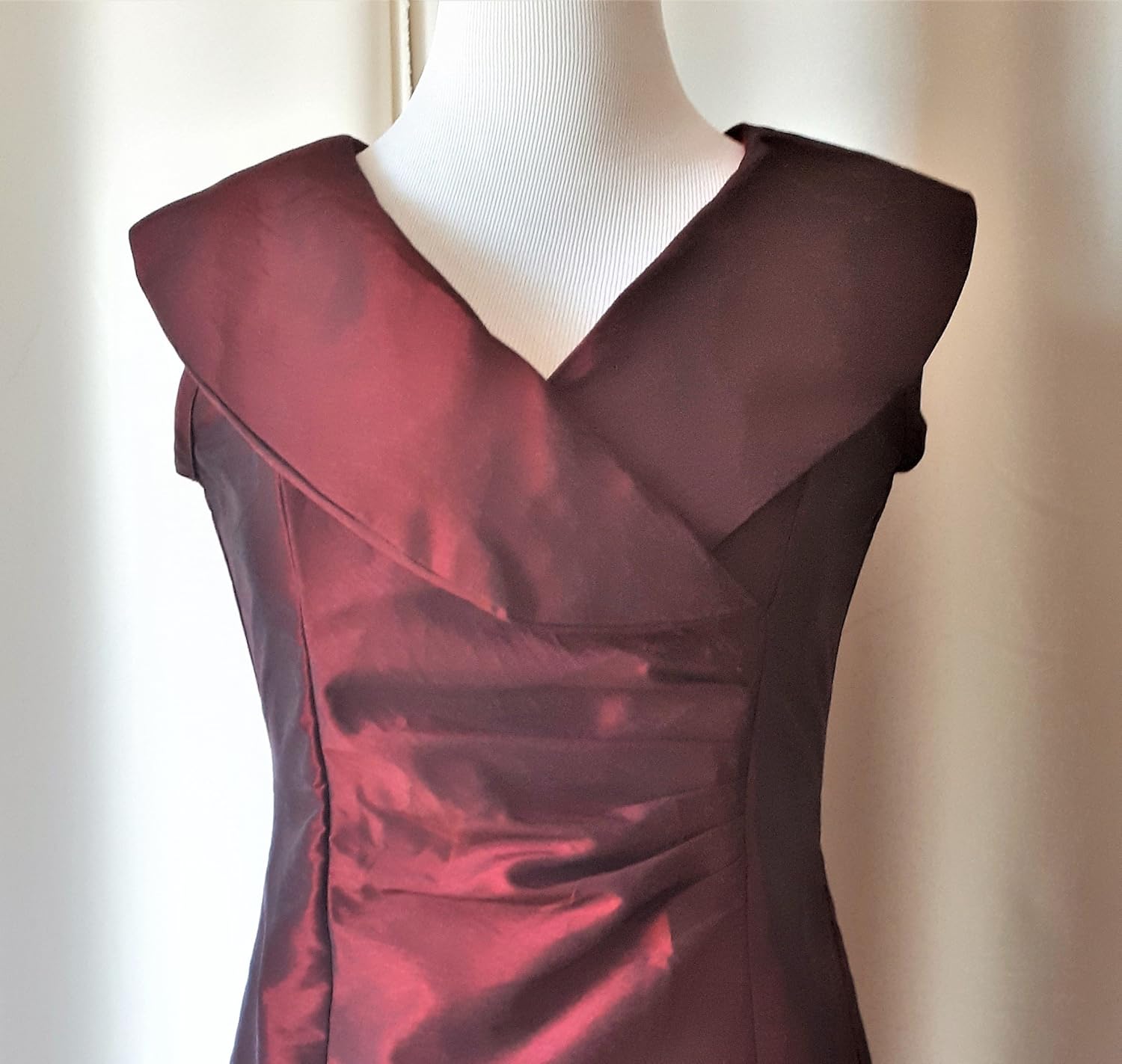 1950s shawl collar dress