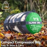Trail Outdoor Leisure Trail Envelope Sleeping Bag Snug Hood 3 Season 190x75cm view 6