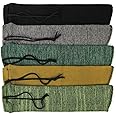 GUGULUZA Extra-Thick Gun Socks for Pistols, Pistol Sock for Handgun, 4/5/6 Pack Knit Silicone Treated Handgun Sleeve for Revolver, Drawstring Closure, Anti-Rust