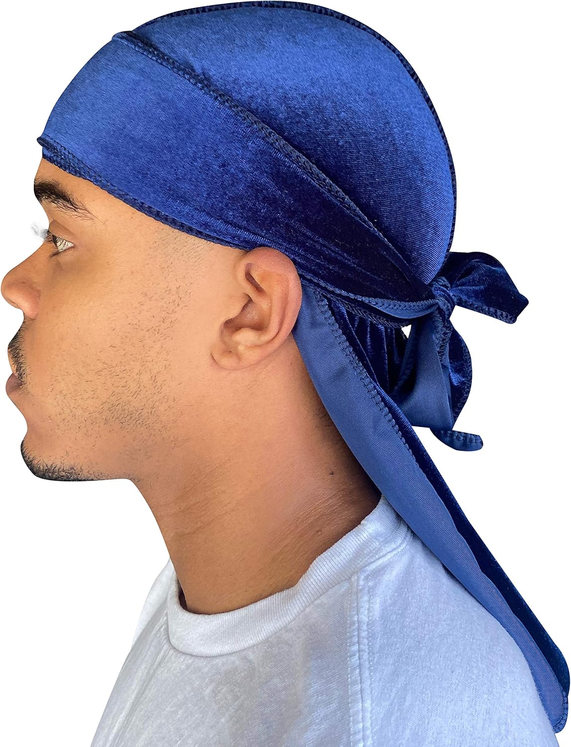 Veeta Superior Velvet Durags (Multiple Colors) Soft Fabric Navy Blue