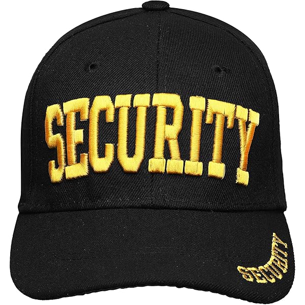 Badge De Casquette Uni-Met Services De Sécurité – Années 80, Vintage, émail