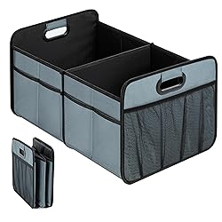 Simple Deluxe Car Trunk Organizer, 2 Compartments