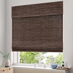 Pasoun Cordless Roman Shades for