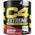 C4 Extreme Pre Workout Powder Fruit Punch | Preworkout Energy Supplement for Men & Women | 200mg Caffeine + Beta Alanine + Creatine | 60 Servings
