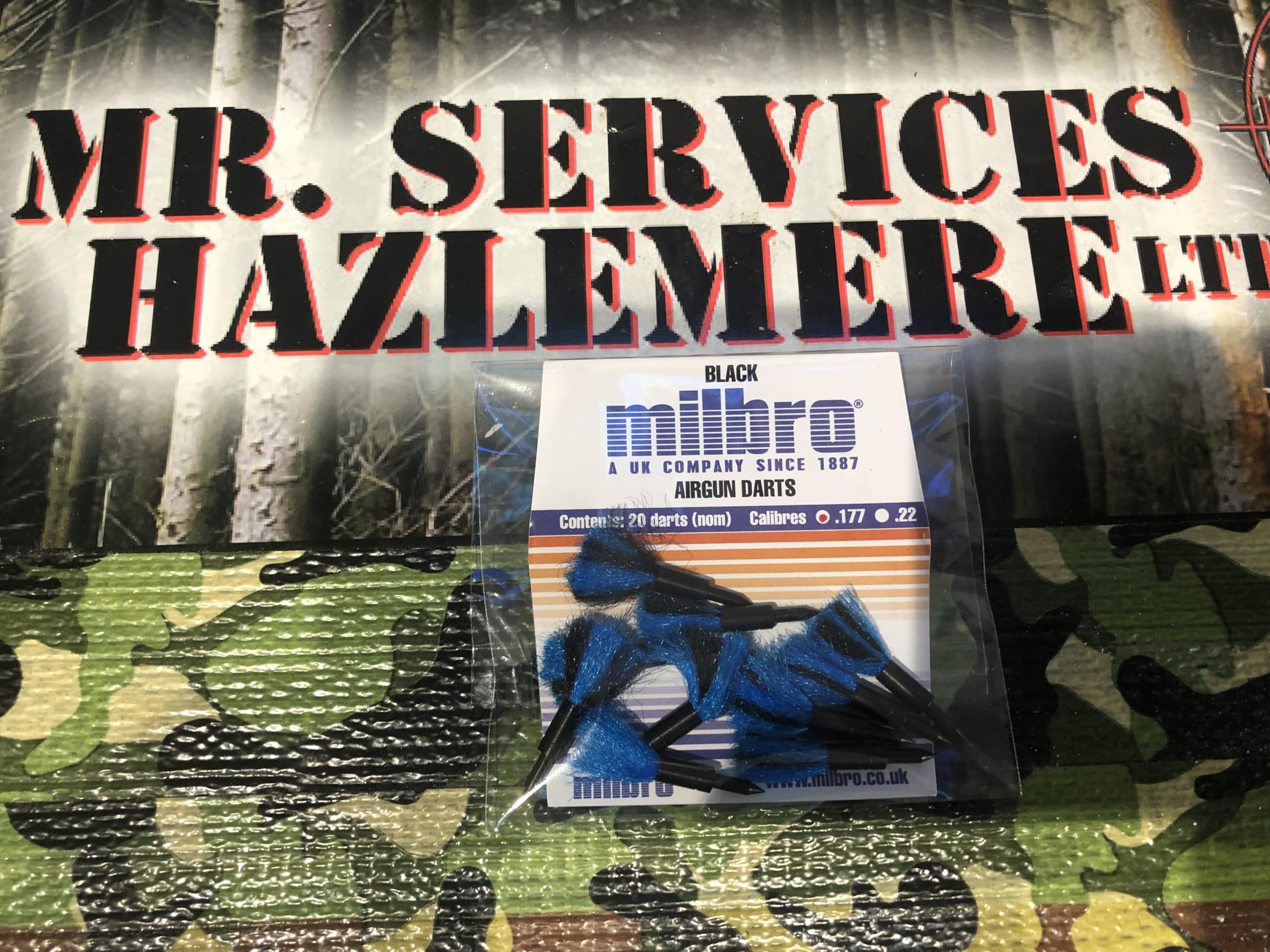 AIR RIFLE GUN PISTOL AIRGUN STEEL SOFT FEATHERED DARTS - .177 PACK OF 20.