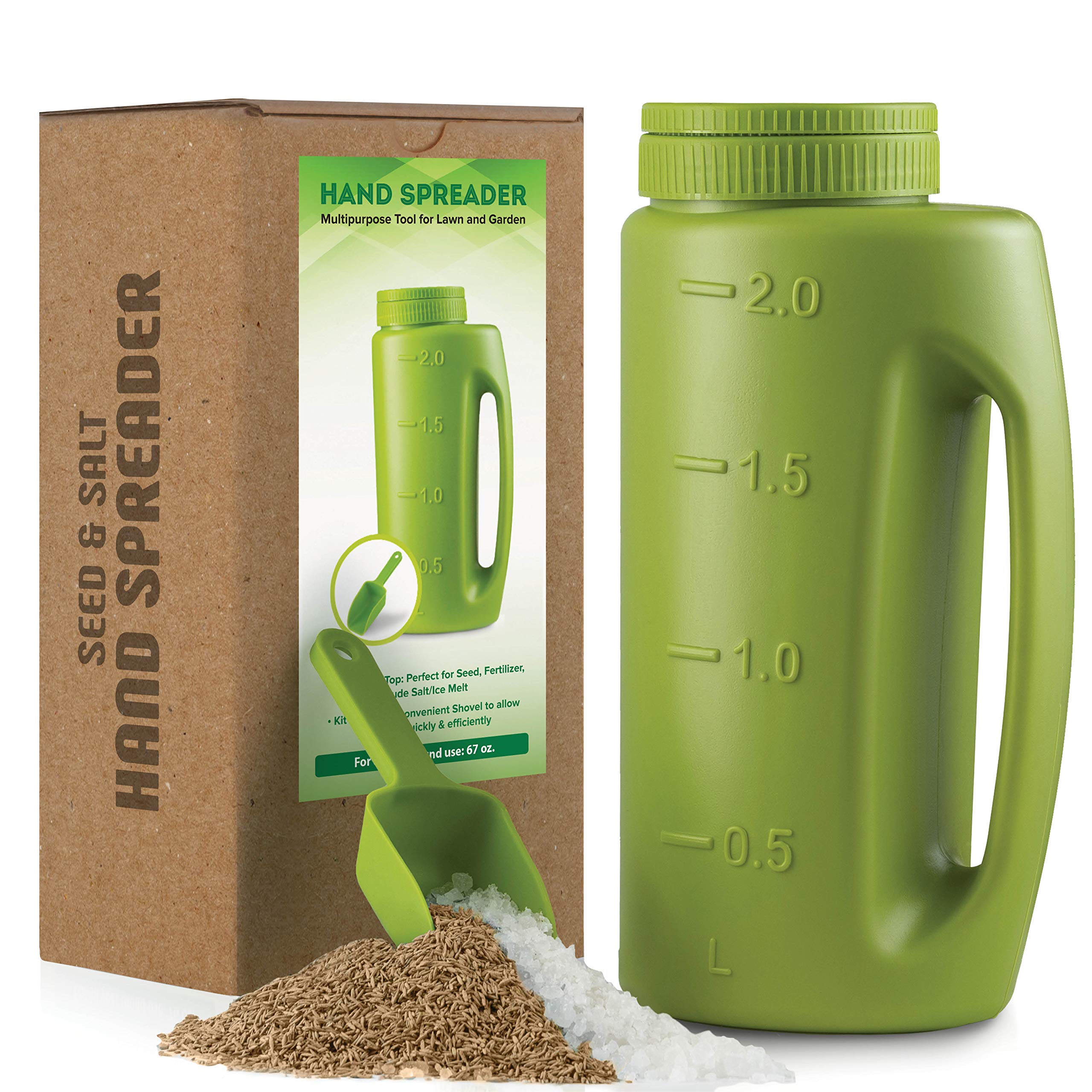 Buy Handheld Spreader (2 Liters) Adjustable Dial MultiPurpose Hand