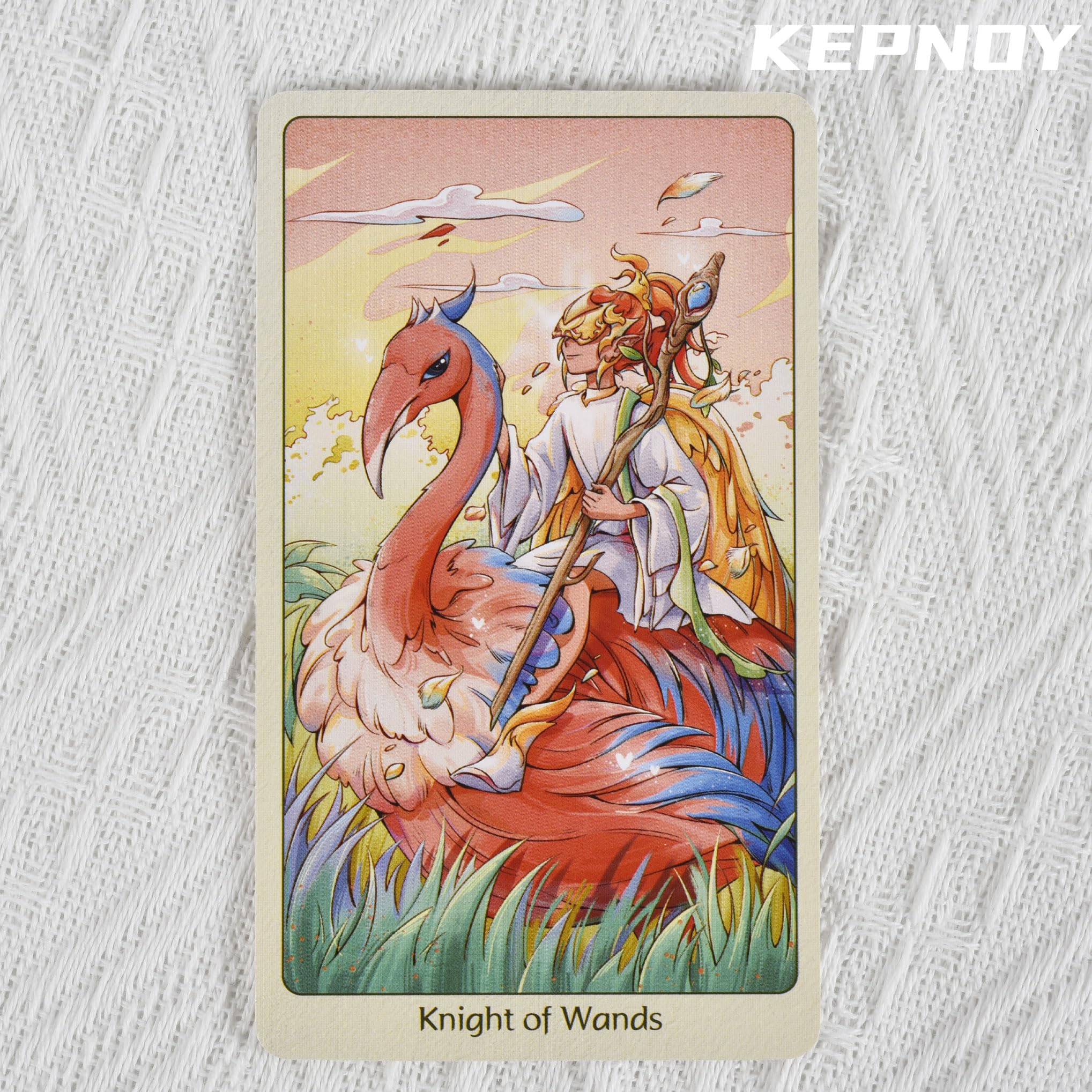 KEPNOY Forest Spirit Imprint Tarot Card(Standard Edition),Deck in a Tin Cards,Fortune Telling Game,Divination Tools for All Skill Levels,Guidebook,Divination Cards