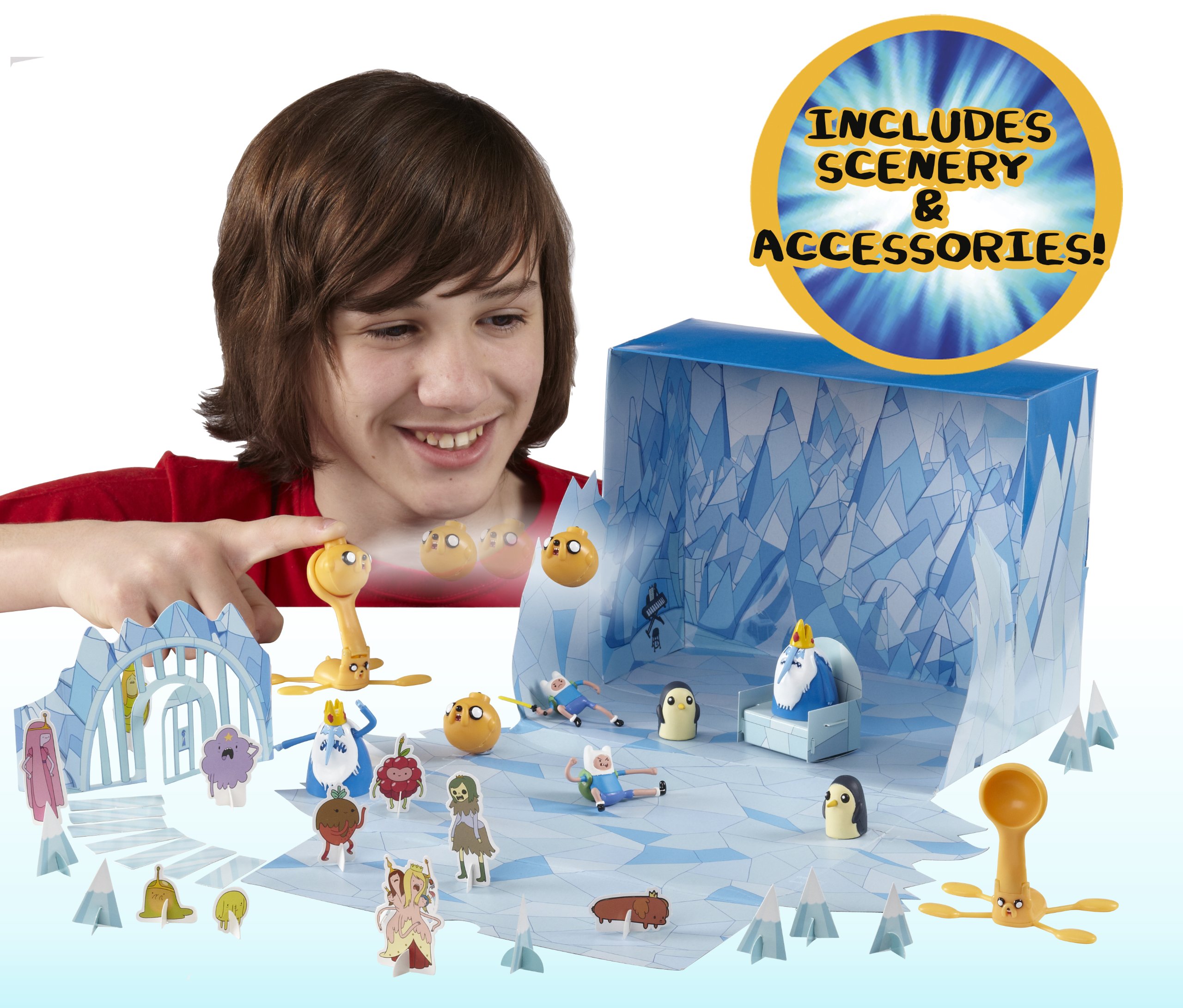Adventure Time Micro Pvc Figure Deluxe Battle Of Ooo Playset 
