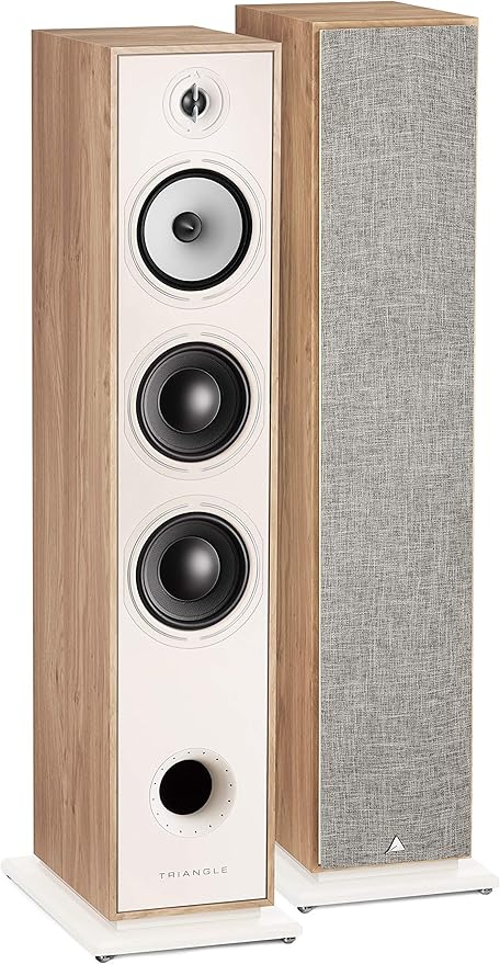 oak floor standing speakers