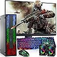 HP G2 RGB Gaming Desktop PC – Intel i7 6th Gen Processor, 32GB DDR4 Ram, 1TB SSD, NVIDIA GeForce GTX 1050 Ti 4GB DDR5, New 24 Inch Monitor, Windows 10 Pro – Computer Tower for PC Gamer (Renewed)