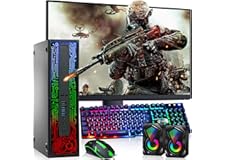 HP G2 RGB Gaming PC Desktop – Intel i5 6th Gen Processor, 16GB DDR4 Ram, 512GB SSD, NVIDIA GeForce GT 1030 DDR5, New 24 Inch 