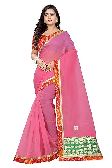 Net with Blouse Piece Saree