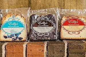 Emily's Heirloom Pound Cakes 3 Slice Variety Box
