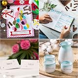 Kurtzy 70pc Wooden Rubber Alphabet Number Symbol Stamp Set Craft Ink Kit view 7
