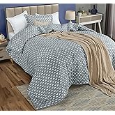 Twin Comforter Set 2 Piece Arrow White by Utopia Bedding Printed Comforters Twin Size Bedding Comforters Set Down Alternative Soft Bed Set 1 Comforter (64 x 88 inches) 1 Pillow Shams (20 x 26 inches)