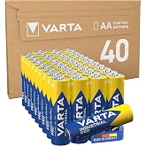 VARTA Industrial Pro AA Mignon alkaline batteries, LR6 - 40-pack, made in Germany, environmentally-friendly packaging