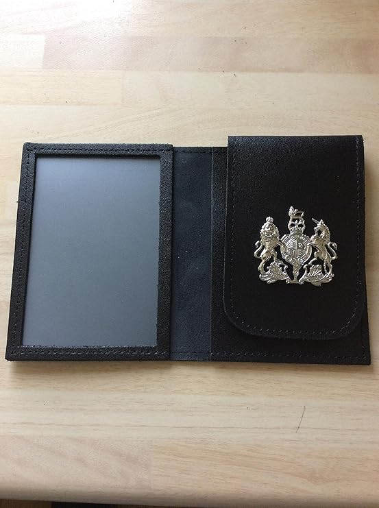 WARRANT CARD WALLET / ID CARD HOLDER WITH HM GOVT CREST Amazon.co.uk