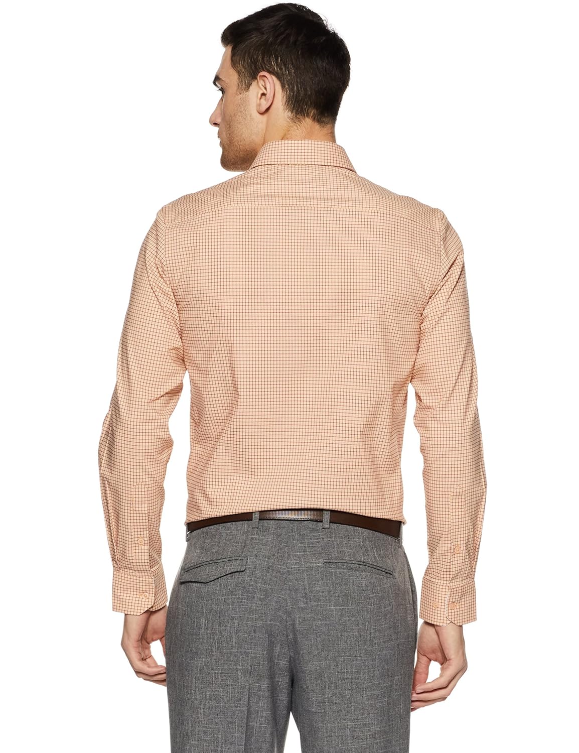 diverse men's checkered slim fit formal shirt