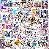 200 PCS Funny Holographic Stickers for Adults, Sarcastic Meme Waterproof Vinyl Decals for Laptops Water Bottle Phone Kindle Journal Scrapbooking Bumper Skateboard Luggage, No Repeats