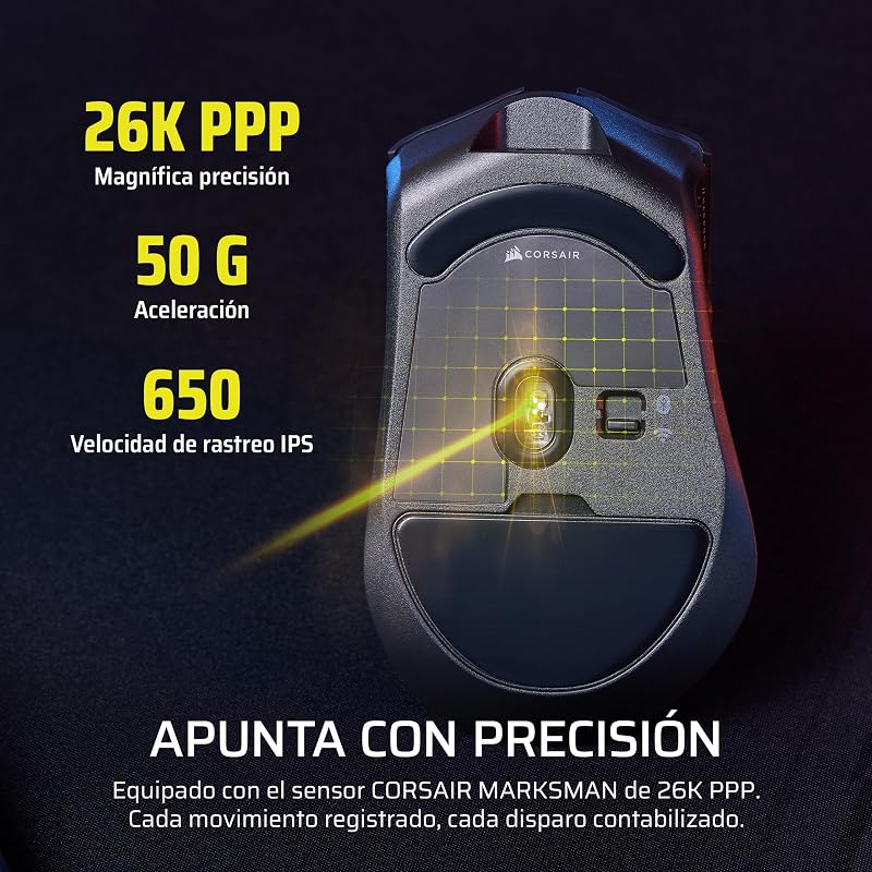 Harpoon v2 Wireless Ratón para Juegos – Negro