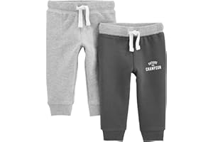 Simple Joys by Carter's Baby and Toddler Boys' 2-Pack Athletic Knit Jogger Pants