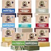 Dr. Squatch Natural Men&rsquo;s Bar Soap, Body Soap Bar (5oz, 10-Pack) | Cleansing Cold Process Soap, Gifts for Men (Coconut Castaway, Fresh Falls, Birchwood Breeze &amp; more)