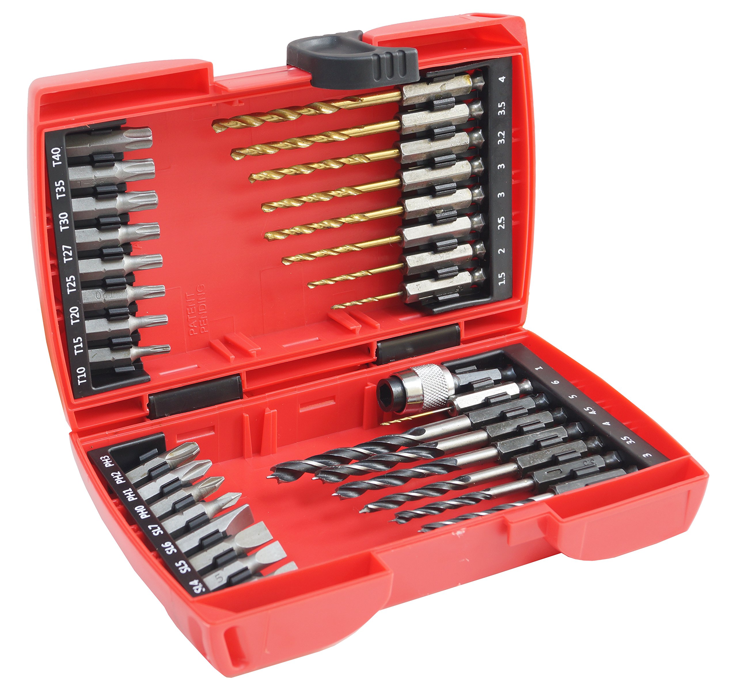 CON:P B23407 Hexagonal Drill Set, Set of 32 Pieces