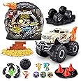 Smashers Monster Truck Surprise (Skull Truck) by ZURU Boys with 25 Surprises Collectible Monster Truck Surprise Smash Slime Sand Compounds Discovery