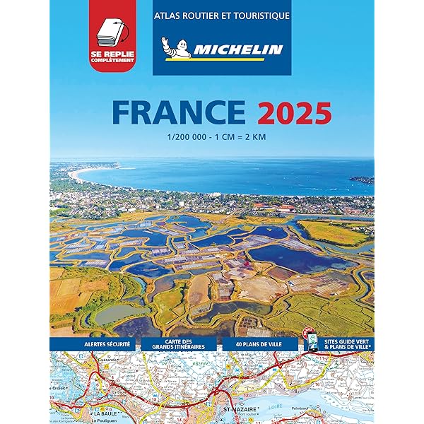 MICHELIN ATLAS ROUTIER FRANCE 2018フランス地図 Laminated Road atlas - France (spiral) | Michelin – La