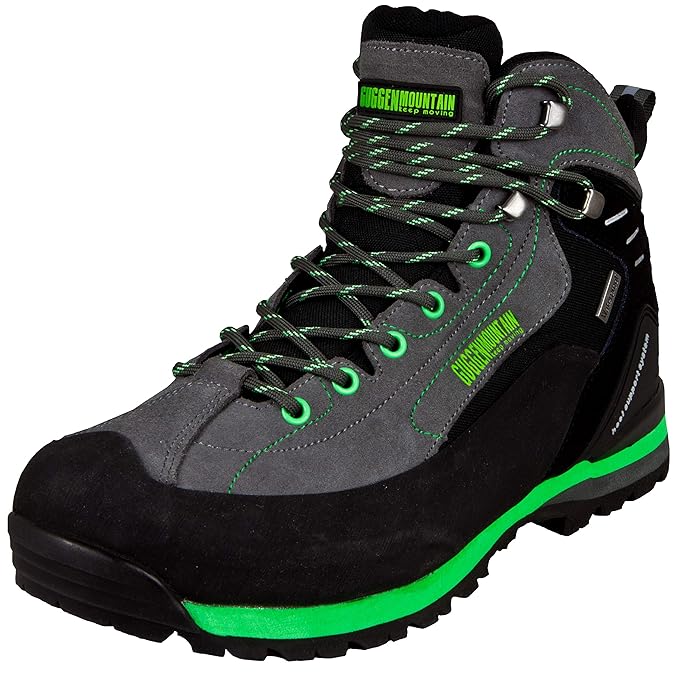 GUGGEN Mountain PM020 Damen Herren Trekking-& Wanderstiefel Wanderschuhe Trekkingschuhe Outdoorschuhe wasserdicht mit Membran