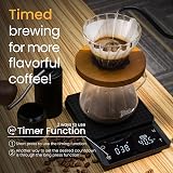 Bemece Digital Coffee Scale with Timer 0.1g-3000g Large LED Display view 5