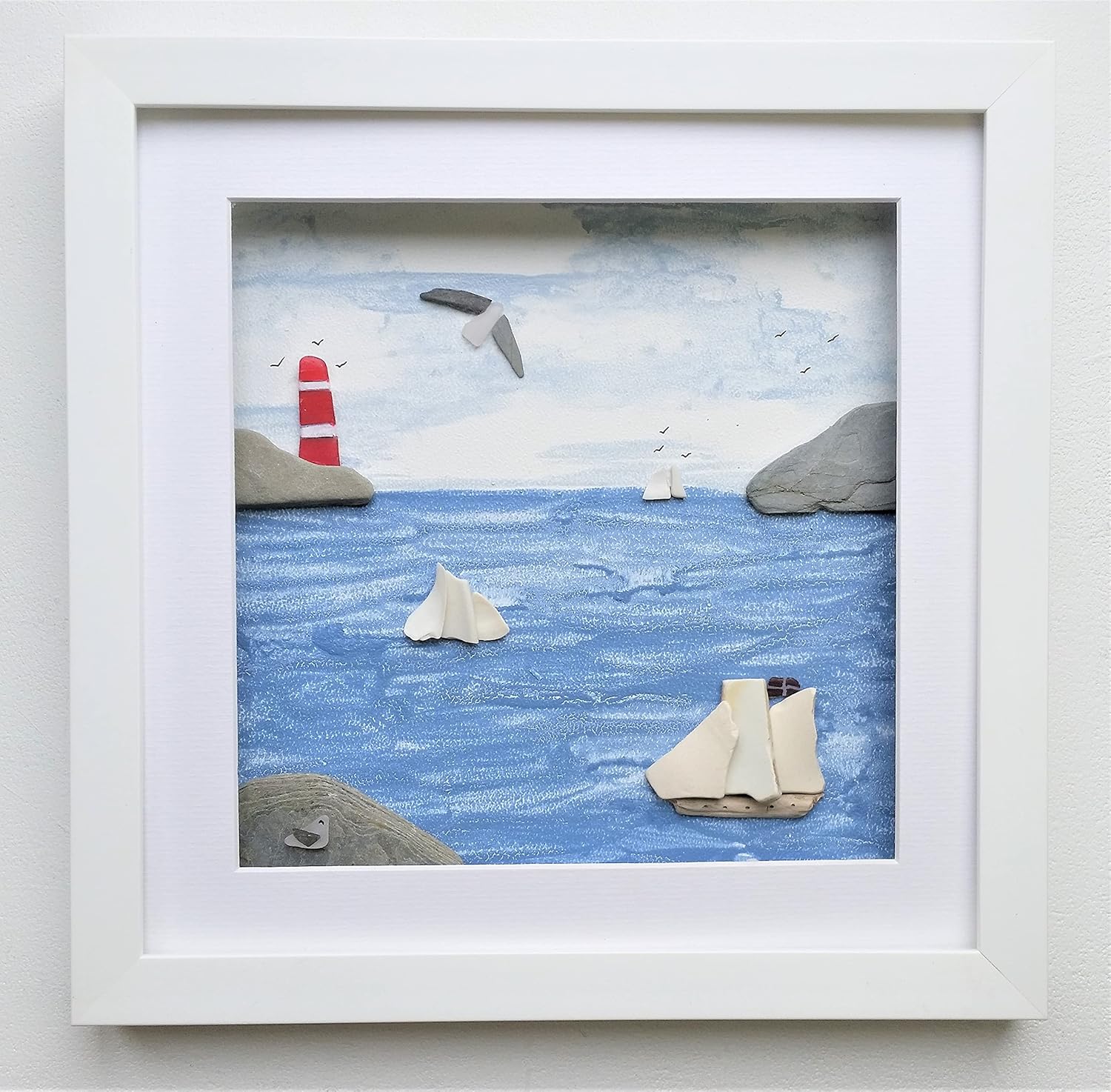 Coastal Wall Decor Tall Ships Sailing Boats Nautical Coastal Wall Art