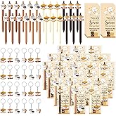 CJiangpo 24 Set Smore Marshmallow Appreciation Gifts Bulk, Employees Valentines Inspirational Gift Marshmallow Ballpoint Pens Keychains with Thank You Card, Funny Thank You Reward for Coworker Teacher