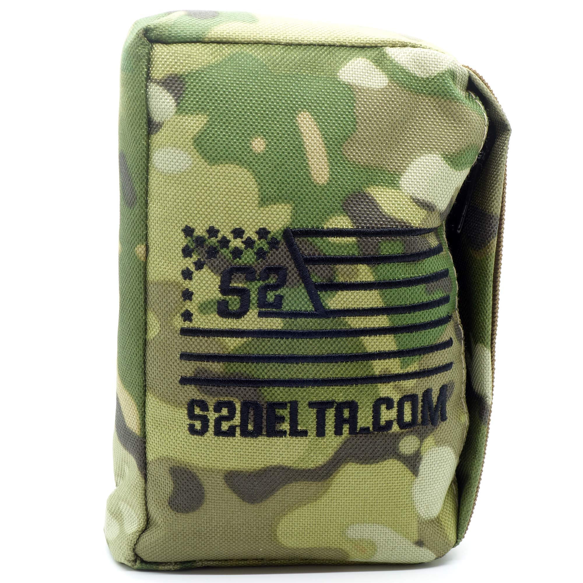 Photo 1 of Tactical Rear Squeeze Bag, Shooting Rest, Rifle Rest, Long Range Shooting Rest, PRS Precision, Medium Barricade Bag, S2Delta (Camo, 1lb)