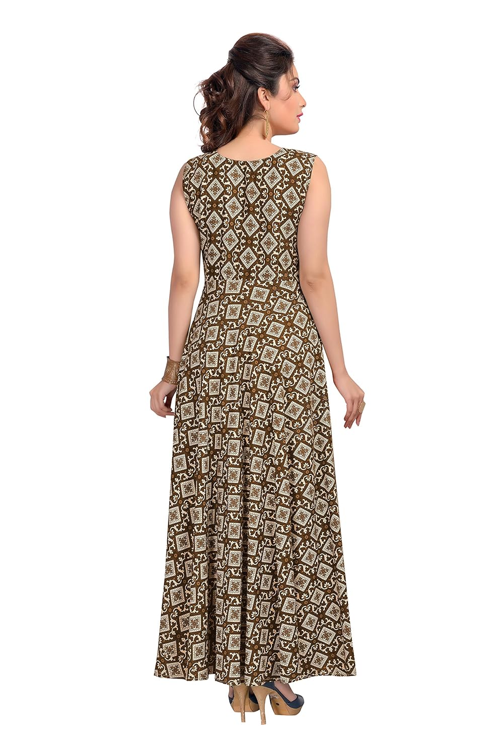 madhuram textiles women's rayon kurti (m-1027 p 4xl_brown)