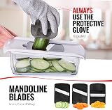 Fullstar 11-in-1 Mandoline Slicer Spiralizer Julienne Grater White view 4