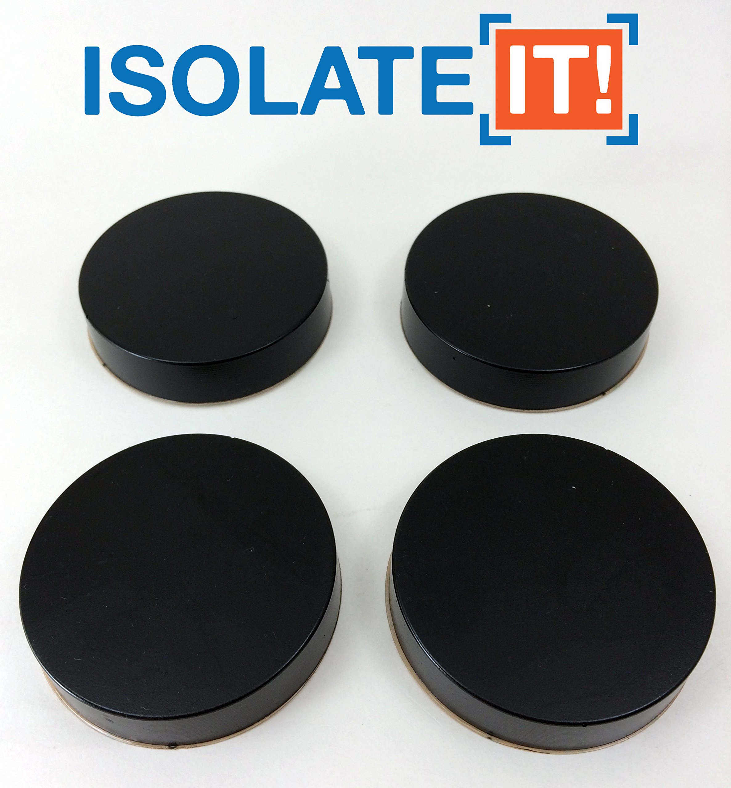 Isolate It Sorbothane Vibration Isolation Circular Disc Pad .5" Thick
