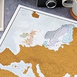 Maps International Scratch The World Travel Map with Europe Scratch view 7