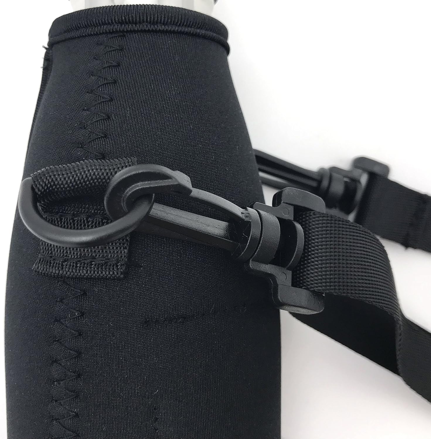 Wommty Neoprene 20Oz(480ml) Insulated Water Drink Bottle Cooler Bottle Carrier Bottle Sleeve Tote Bag with Carrying Strap for Climbing Cycling and Running Outdoor Activities (Style 3) - Image 5