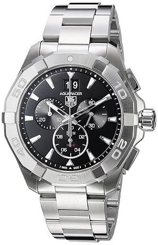 Tag Heuer Aquaracer 300M Chronograph 43mm Black Men's Watch