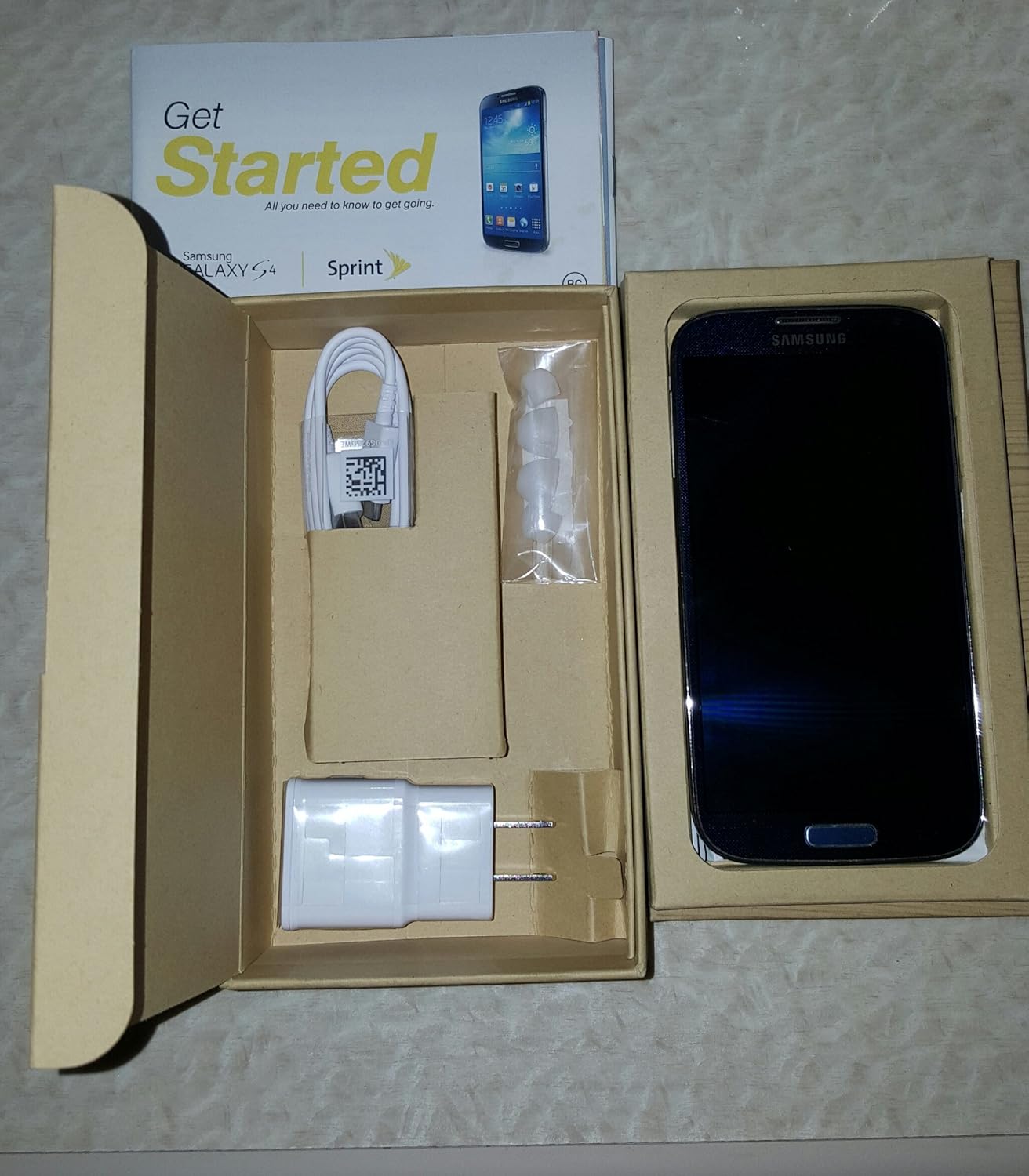 Amazon.com: Samsung Galaxy S4, BLUE 16GB Cell Phone (Sprint): Cell Phones &  Accessories
