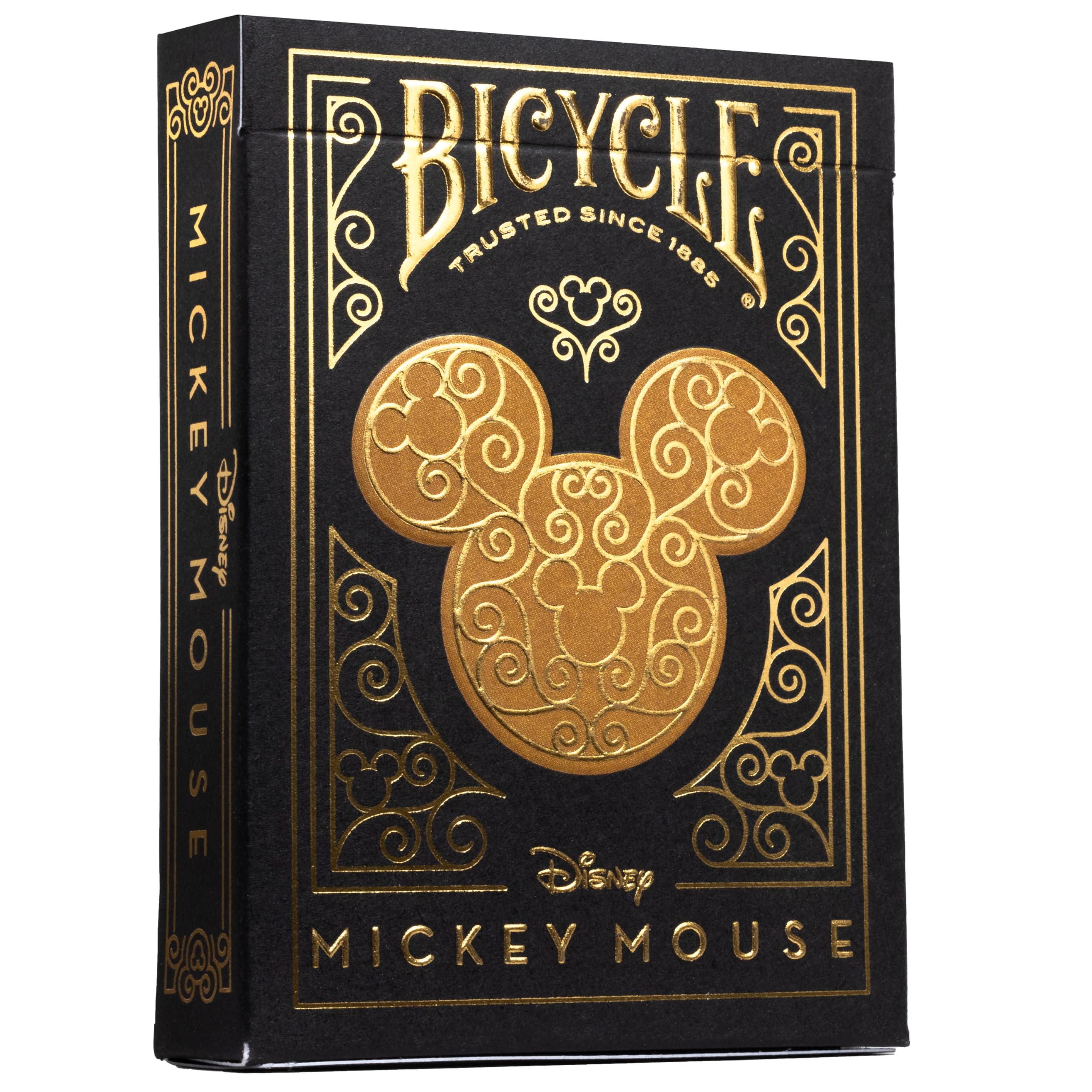 Bicycle Disney Mickey Mouse Inspired Black and Gold Playing Cards